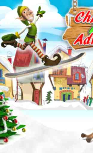 Christmas Elves Adventure Free - Mega Surf Slide in Mountain Snow for Xmas - Free Version 4