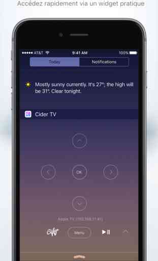CiderTV: Controle a distance (best remote app) avec Smart TV volume telecommande pour iPhone, iPad  et Watch 2
