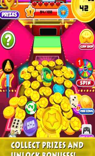 Coin Dozer Casino: Golden Slots Coins Pousseur Machine & Spin chanceux Games Wheel 1