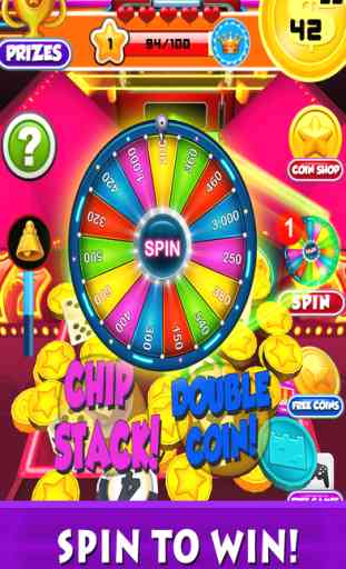 Coin Dozer Casino: Golden Slots Coins Pousseur Machine & Spin chanceux Games Wheel 3