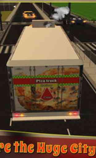 fast food ville garçon de pizza simulateur de camion de livraison 1