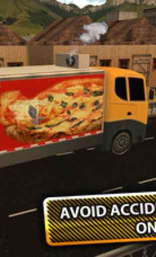 fast food ville garçon de pizza simulateur de camion de livraison 4