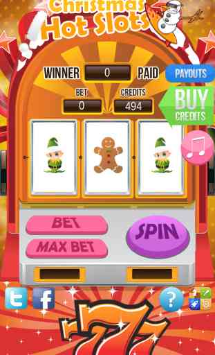 Machine à sous de Noël - Votre jeu de casino gratis pour la bonne chance dans la nouvelle année 2014 3