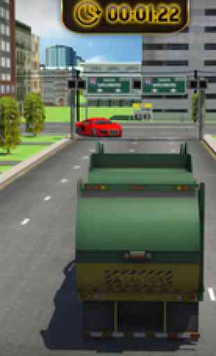 Ville des ordures Chauffeur de camion simulateur: Un Réal au volant Essai Jeu 4