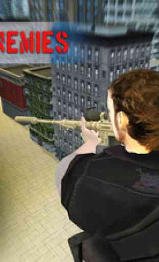 Ville Sniper Assassin 3D - Meilleur Jeu de Tir mortel contre terroriste pour l'expérience Epic Swat Force de 2