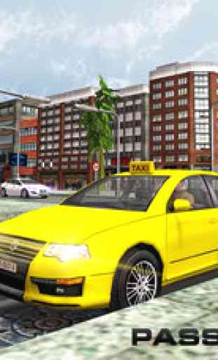 Ville Taxi Driver Simulator - 3D Yellow Cab Service de jeu de simulation 1