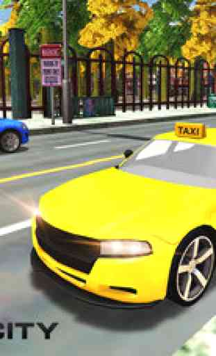 Ville Taxi Driver Simulator - 3D Yellow Cab Service de jeu de simulation 2