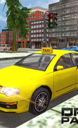 Ville Taxi Driver Simulator - 3D Yellow Cab Service de jeu de simulation 3