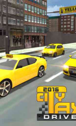 Ville Taxi Driver Simulator - 3D Yellow Cab Service de jeu de simulation 4