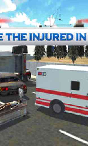 Ville urgence de l'Ambulance - Parking 3D et la conduite jeu de simulation 4