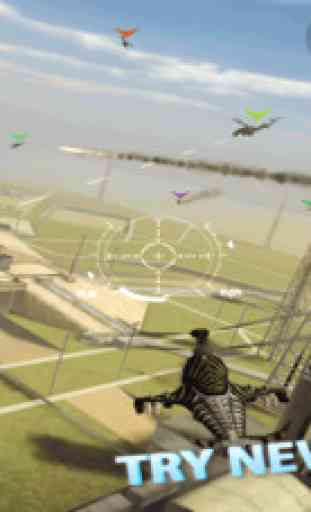 CHAOS Copters de combat  #1 Multijoueur Helicopter Simulator 3D 3