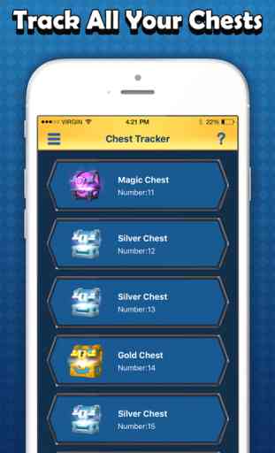 Chest Tracker for Clash Royale - Track Chest Cycle 1
