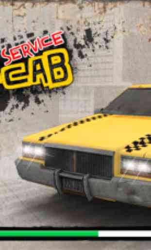 City Taxi Driver 3D - fou cabine stationnement 1