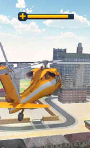 Ville Helicopter Simulator - Jeu 3D Apache Simulation de vol 2