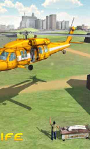 Ville Helicopter Simulator - Jeu 3D Apache Simulation de vol 3