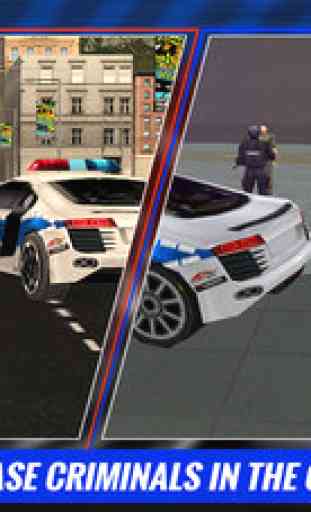 Ville Police Voiture Chauffeur – Conduire Cop Auto 2