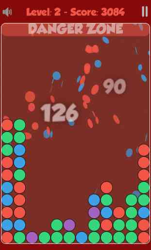 Color Crush : un jeu de type puzzle sur la correspondance de 3 bulles ou plus de la même couleur - puzzle game 3