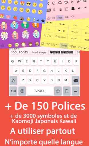 Color Fonts Keyboard ∞ Des Police.s de Clavier.s des emojis & des symboles pour iPhone 1