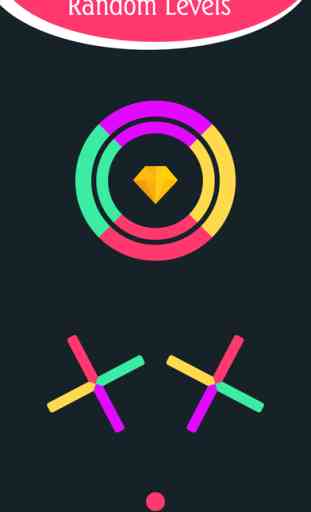 Color Switch Sky - Couleur correspondant et jeux de commutation de paintball rebondir 3