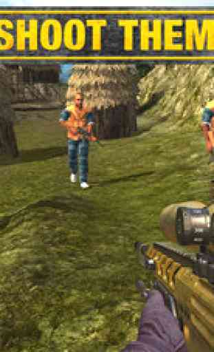 Commando Armée Sniper Shooter - 3d assassin jeu de simulation de survie 2