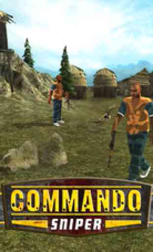 Commando Armée Sniper Shooter - 3d assassin jeu de simulation de survie 3