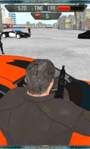 Crime la police municipale Car Chase: Auto le vol d' et d'action réel Jeu de Tir 2