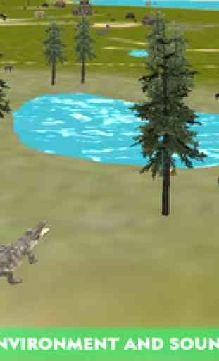 Crocodile Attaque Simulateur 3D - diriger l'alligator sauvage et traquer les animaux de ferme 3