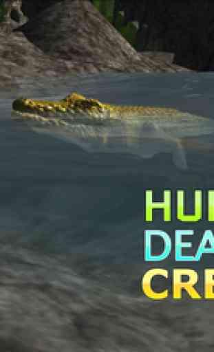 Crocodile simulateur de Hunter 3D - tuer prédateur mortel dans ce jeu de simulation de tir 1