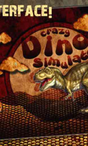 fou simulateur de dinosaure - réelle tyrannosaurus rugissement et jeu 3d saccage pour les adolescents et les enfants 2