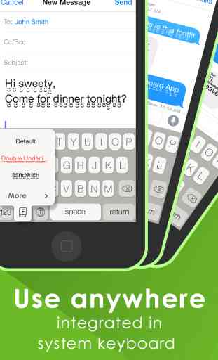 Sympas Polices de Clavier pour iOS8 – meilleurs polices et textes sympas pour iPhone, iPad, iPod 2