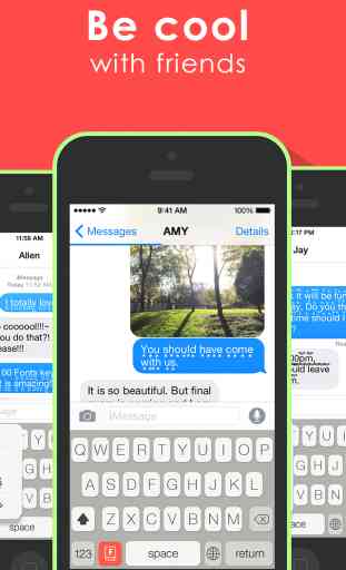 Sympas Polices de Clavier pour iOS8 – meilleurs polices et textes sympas pour iPhone, iPad, iPod 4