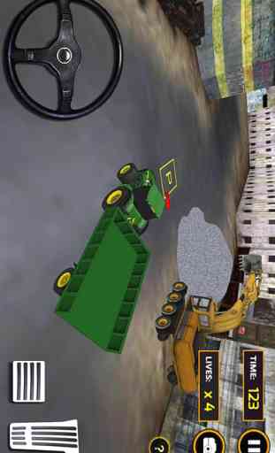 Béton Pelle Tracteur Sim - Tracteur 3D Jeu 1