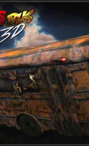 Crazy City Bus Catcher smash Zombie 3D Car Game 2