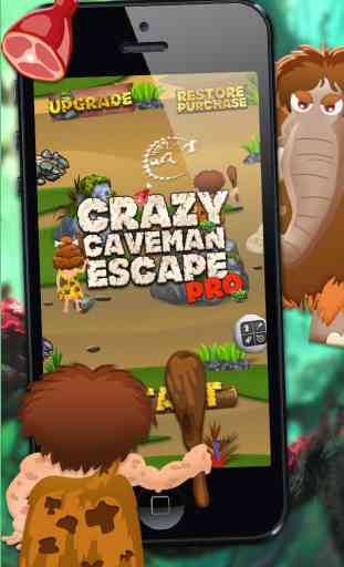 Fou Caveman évasion PRO - Un jeu amusant pour enfants! 4