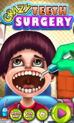Fou dents Chirurgie - Dentiste Simulator pour peu chirurgien 1