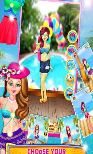 Fou Pool Party Costume Natation Makeover Filles 2