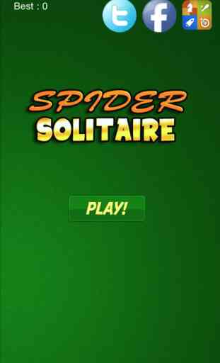 Amazing Spider Solitaire Classic Unlimited Arena le meilleur jeu de Cartes Gratuite Multiplayer 2