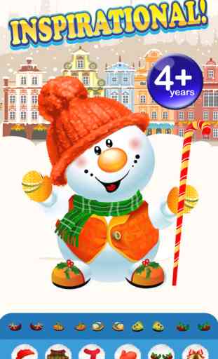 Design and Build My Frozen Snowman Création de Jeux de Noël - Free App 3