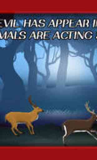 Les cerfs à la chasse des humains : un combat de vengeance dans la forêt - Edition gratuite 2