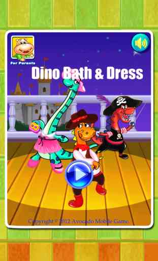 Prendre le Bain & s’Habiller avec Dino (FREE)- jeux apprentissage éducatif d'enfants pour les filles et les garçons gratuit 2