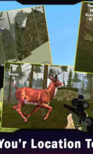 Cerf Predator 3D animal Hunt Safari Park sauvage 2 3