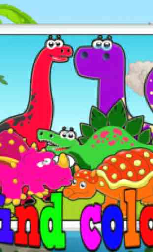 Dino Color Blind Test or Matching For Little Kids 2