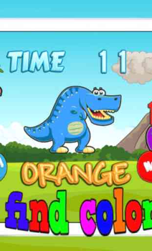 Dino Color Blind Test or Matching For Little Kids 4