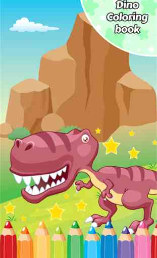 Dino Coloring Book Dessin pour enfants Jeux 1