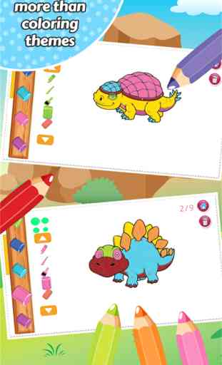 Dino Coloring Book Dessin pour enfants Jeux 3