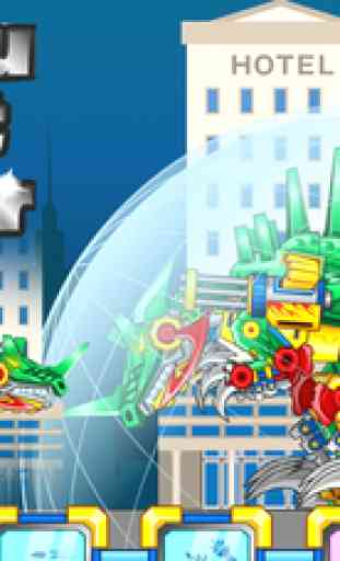 Dinosaure Robot Combattant 4