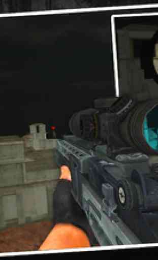 Morte 3D apocalypse de zombi Sniper Assassin 2
