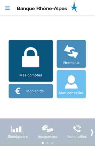 Banque Rhône-Alpes pour iPhone 1