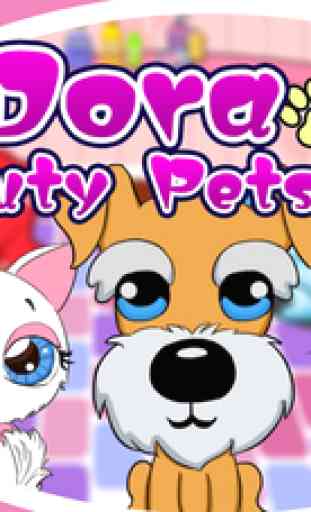 Beauté animaux salon jeux gratuits pour les enfants de Dora l'âge 2+ 1