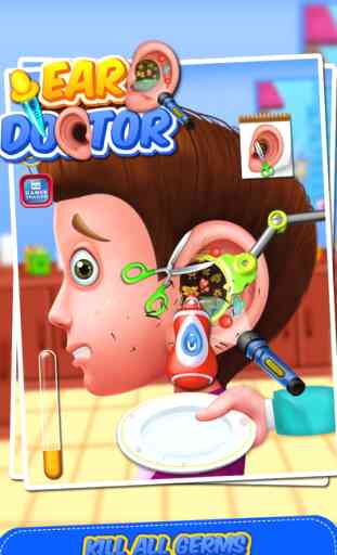 Chirurgie de l'oreille - Ear médecin de traitement et la chirurgie fou et jeu de spa 4